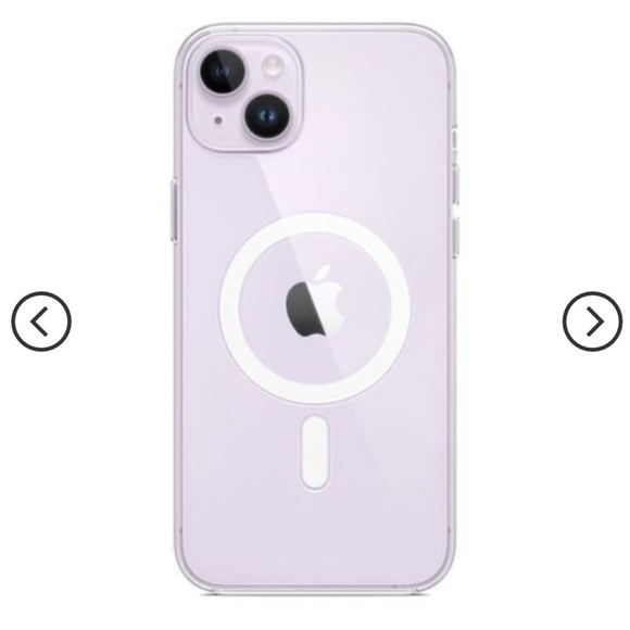 Apple iPhone 14 Plus Clear Case with MagSafe possible open case for photo - Picture 1 of 2